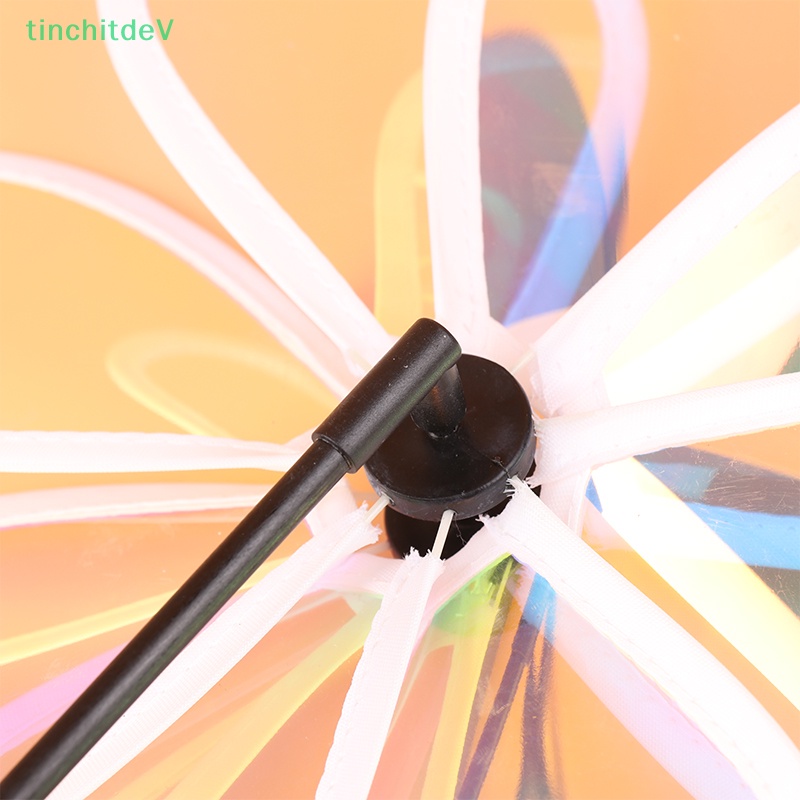 [TinchitdeV] 1 Cối Xay Gió Hình Hoa Hướng Dương Nhiều Màu Sắc Có Thể Gập Lại Trang Trí Nhà Cửa / Cắm Trại / Sân Vườn [Mới
