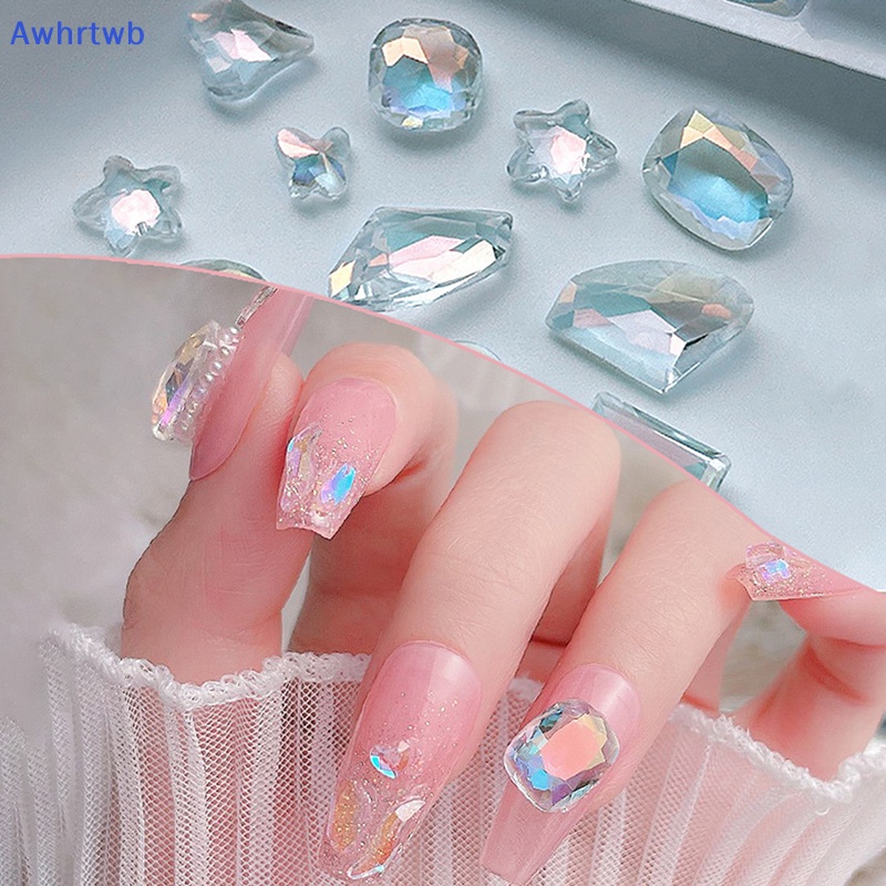 Awhrtwb Đá Pha Lê Dạng Nhấn Hình Sao Biển Trái Tim Resin Trang Trí Móng Tay Nghệ Thuật