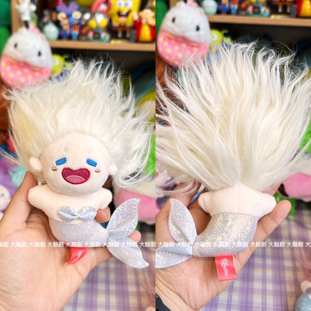 Búp Bê Nhồi Bông Cotton Kiểu Hoạt Hình Nàng Tiên Cá Dễ Thương Cho Bé Gái