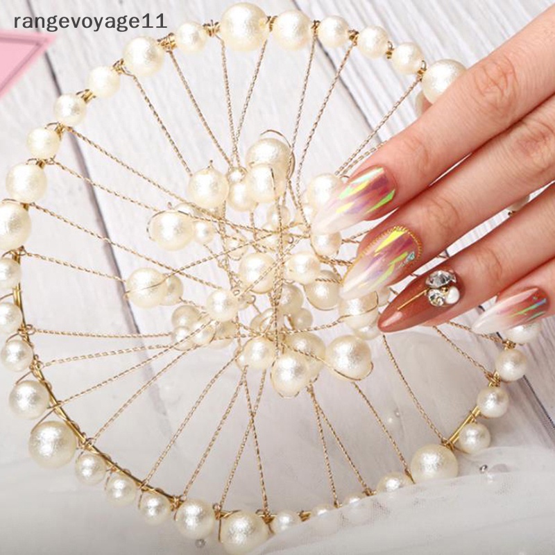 1 Khay Trưng Bày Móng Tay Giả Bằng Ngọc Trai