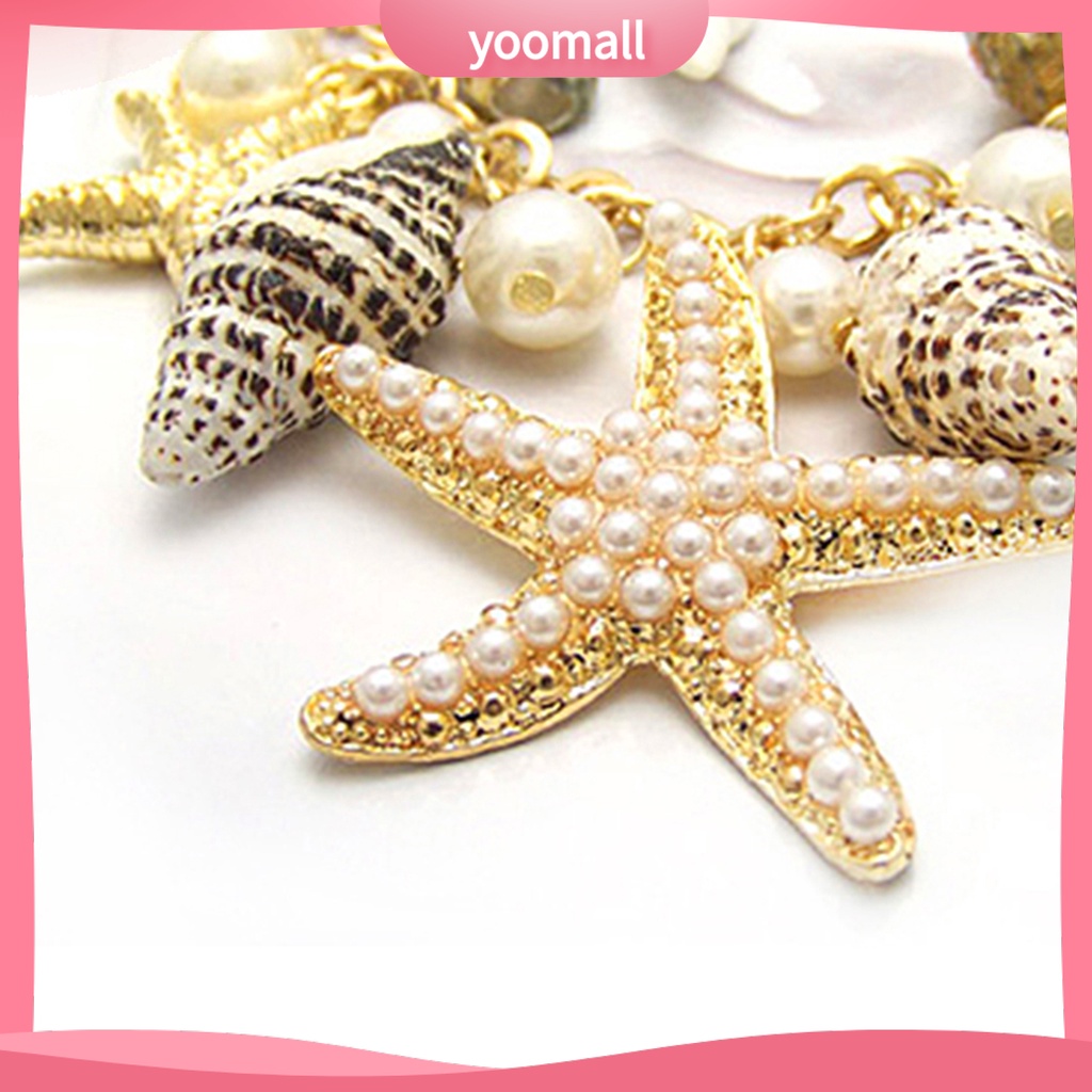 [YM] Vòng Đeo Tay Đi Biển Mạ Vàng Nhiều Kiểu Dáng Dễ Thương Có Thể Điều Chỉnh