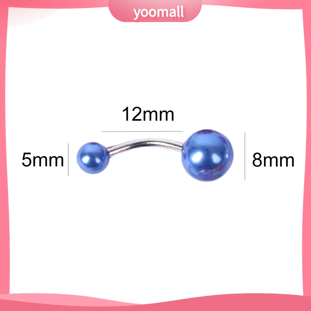 Set 10 Khuyên Rốn Acrylic Thời Trang Cá Tính