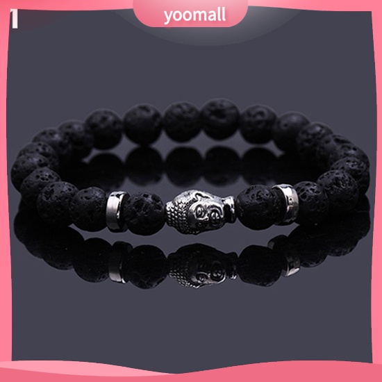 Vòng Tay Chuỗi Hạt Đá Tự Nhiên Thời Trang Cho Nam