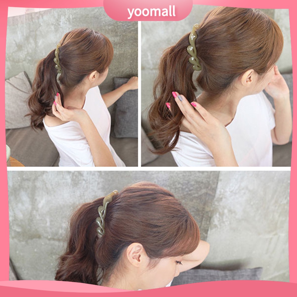 Kẹp Tóc Đuôi Ngựa Cỡ Nhỏ Linh Hoạt Thời Trang Cho Nữ