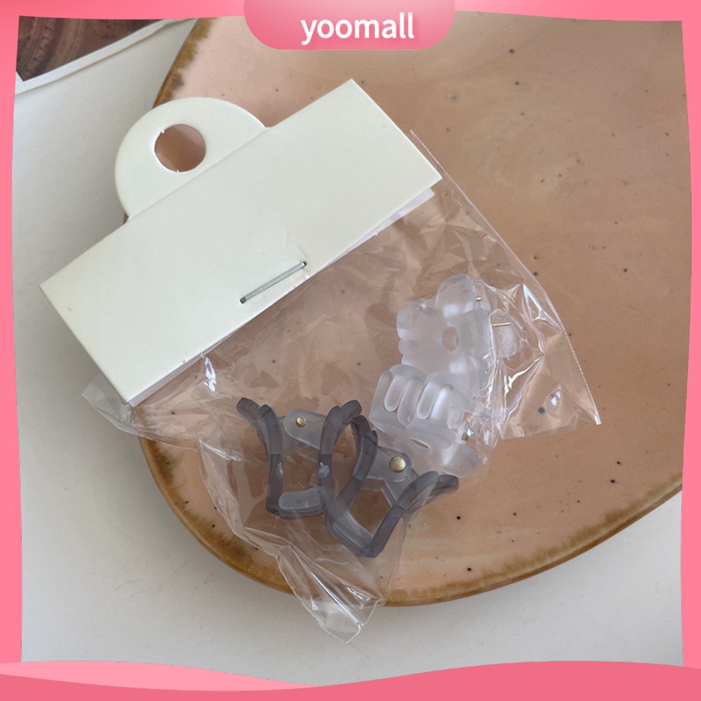 Bộ 4 Kẹp Tóc Hình Hoa Mini Xinh Xắn Cho Bé Gái