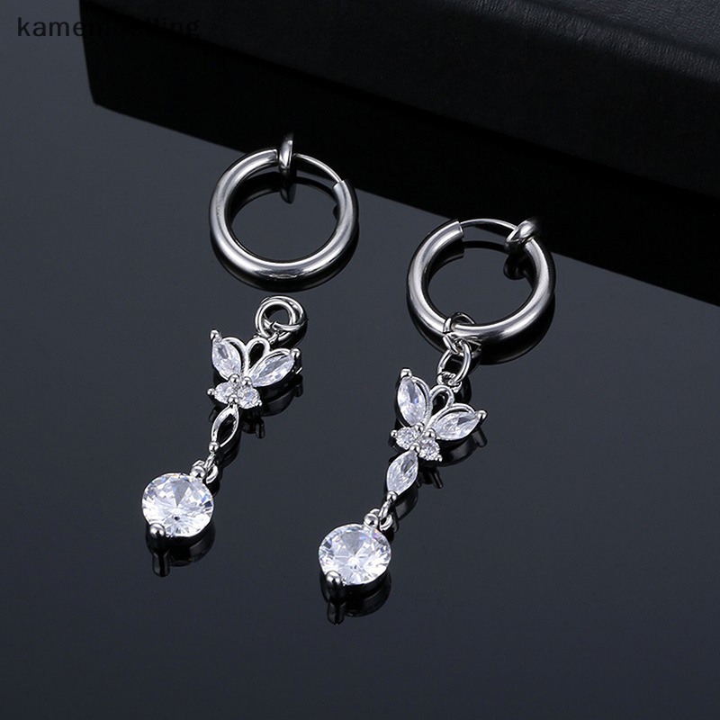 Khuyên Rốn Hình Bướm Đính Đá Zircon Thời Trang Cho Nữ