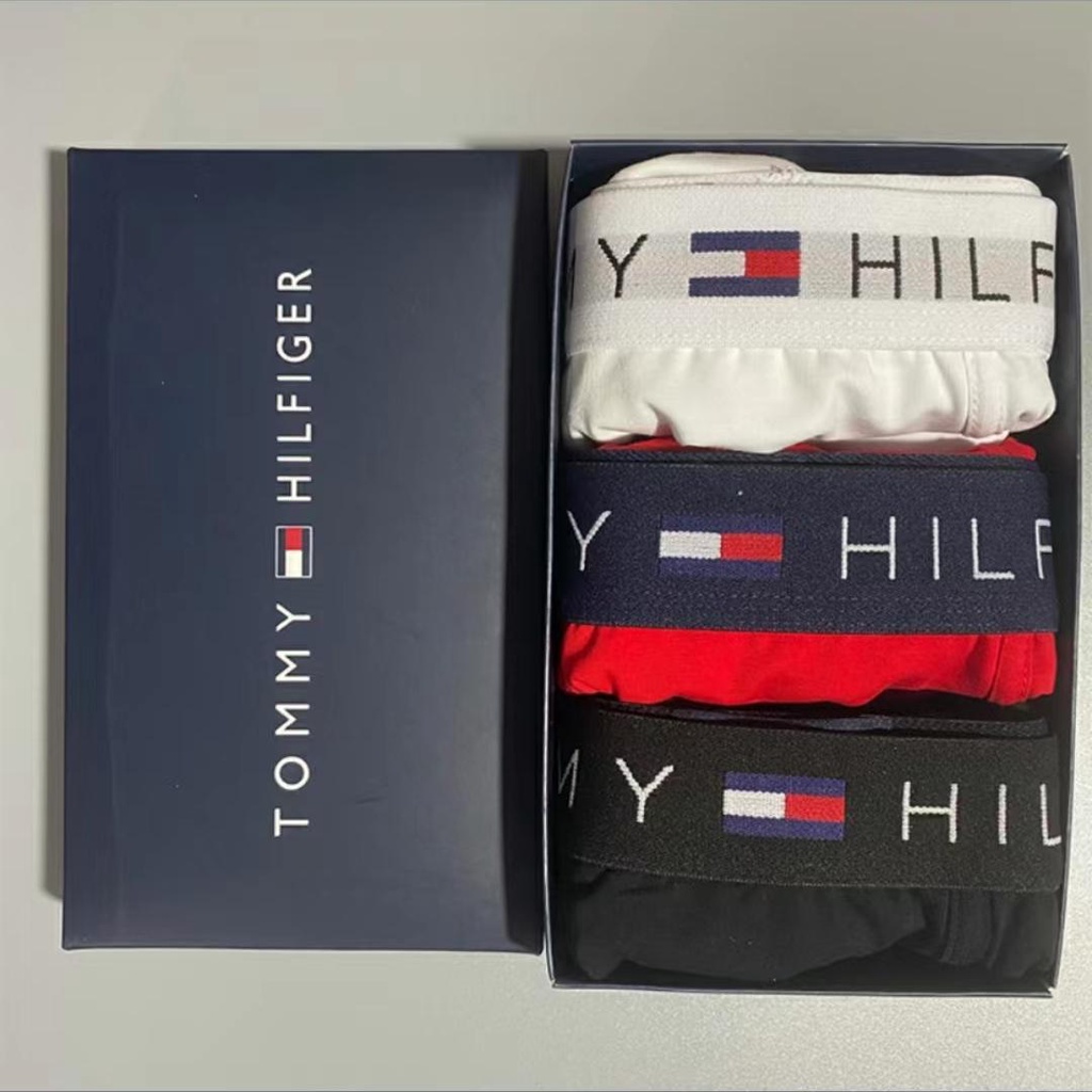 Quần Lót tommy tommy tommy tommy tommy tommy Chất Liệu Cotton Nguyên Chất Thoáng Khí Chống Vi Khuẩn Bốn Góc Màu Đỏ Cho Nam
