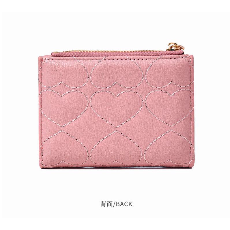 Ví Gấp Đựng Thẻ Dáng Ngắn Sức Chứa Lớn Thêu Họa Tiết Thời Trang Mới 2023