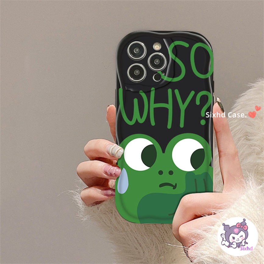 Ốp Lưng iPhone 14 13 12 11 Pro Max SE2020 X Xr Xs Max 8 7 6 6s Plus Sixnd Ốp Điện Thoại Mềm Hình Ếch 3D Cho