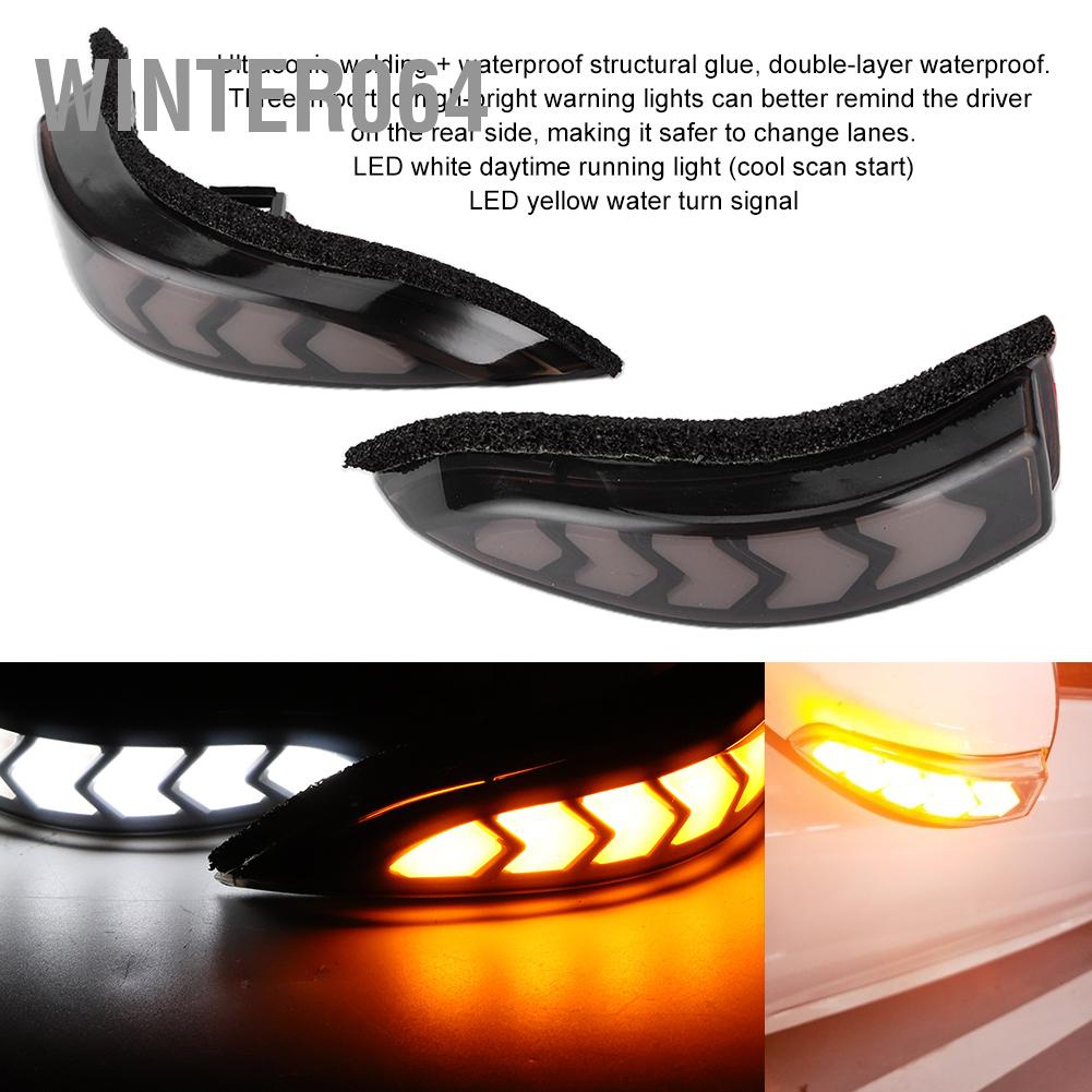 Winter064 Đèn báo rẽ LED trên gương chiếu hậu dòng chảy động 81740‑52050 Phù hợp cho Corolla Camry Avalon Yaris