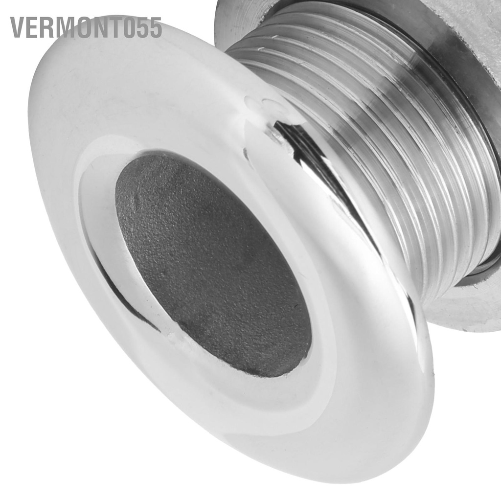 Vermont055 Thru Hull Fitting Connector Thép không gỉ MJS022 Ổ cắm chung cho thuyền Yacht Hose