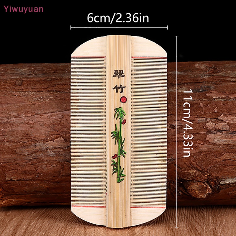 Lược Tre Truyền Thống Trung Hoa Loại Bỏ Ngứa Chăm Sóc Tóc