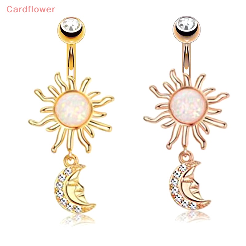 Khuyên Rốn Bằng Thép Không Gỉ Đính Đá Zircon Thời Trang Mới