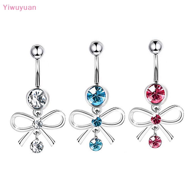 Khuyên Rốn Hình Bướm Bằng Thép Không Gỉ Thời Trang Mới