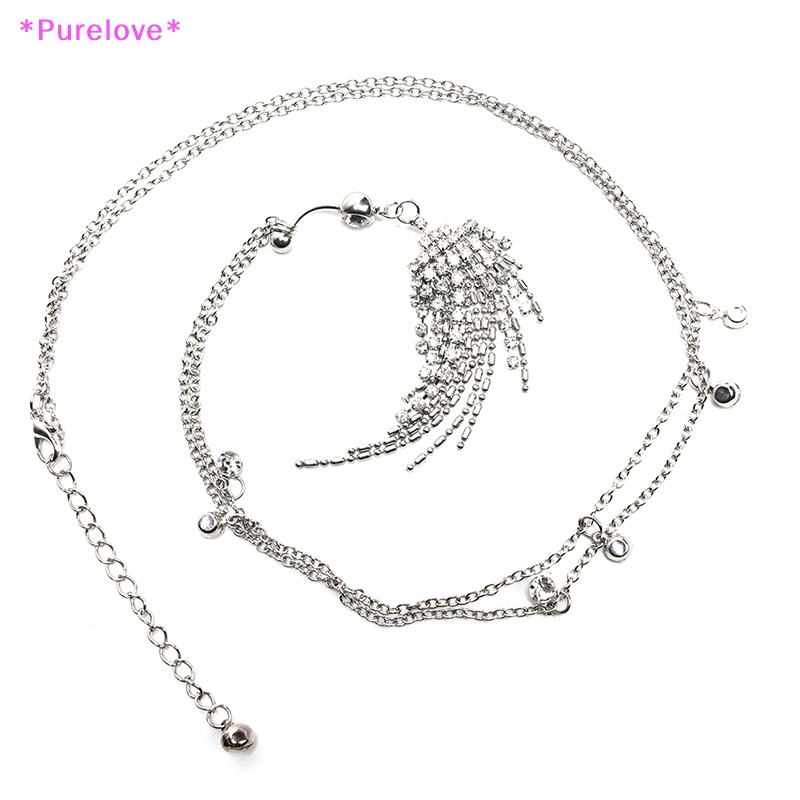 Khuyên Rốn 14G Đính Đá Pha Lê Tua Rua Thời Trang Mới