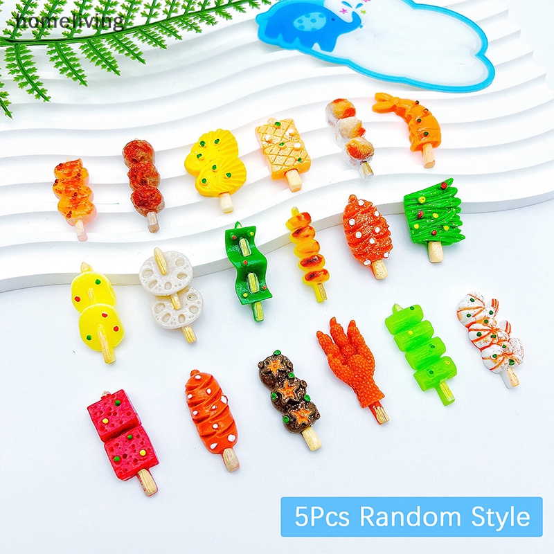 Set 5 Mô Hình Đồ Nướng Bbq Tỉ Lệ 1: 12 Dành Cho Nhà Búp Bê