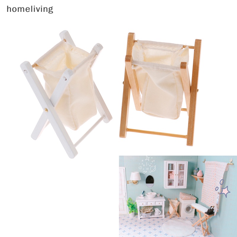 Giỏ Đựng Quần Áo Gấp Gọn Tỉ Lệ 1 / 12 Trang Trí Nhà Búp Bê