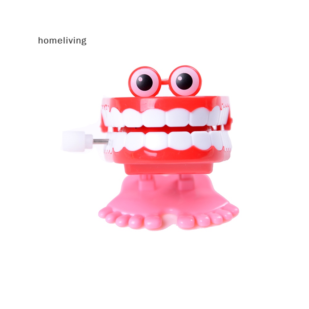 1 Đồ Chơi Lên Dây Cót Hình Chiếc Răng Bằng Nhựa Dễ Thương Xinh Xắn