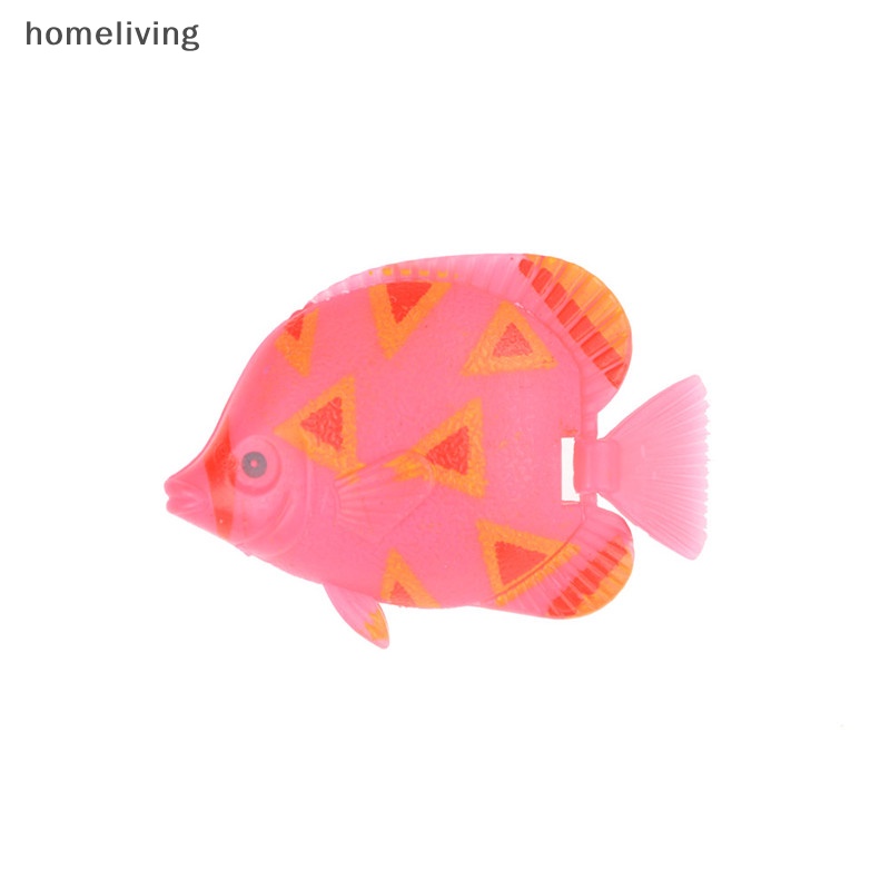 Set 10 Cá Giả Bằng Nhựa Nhiều Màu Sắc Dùng Trang Trí Bể Cá