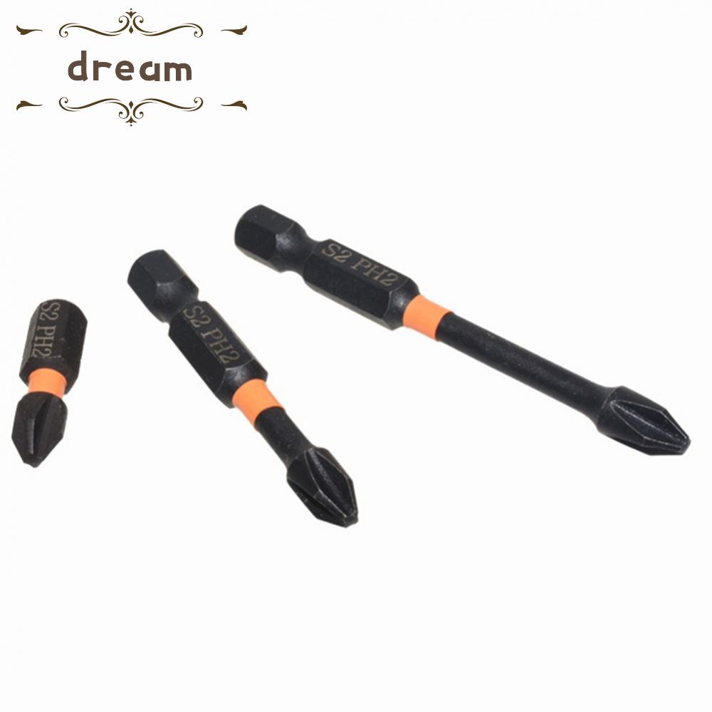 【DREAMLIFE】Screwdriver Bit 1pc Alloy Steel Not Easy To Rust 1/4Inch Hex Impact Bit