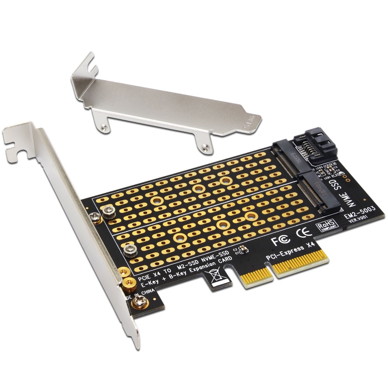 Thêm vào thẻ PCIE sang M2 / M.2 Adapter SATA M.2 SSD PCIE Adapter NVME / M2 PCIE Adapter SSD M2 sang