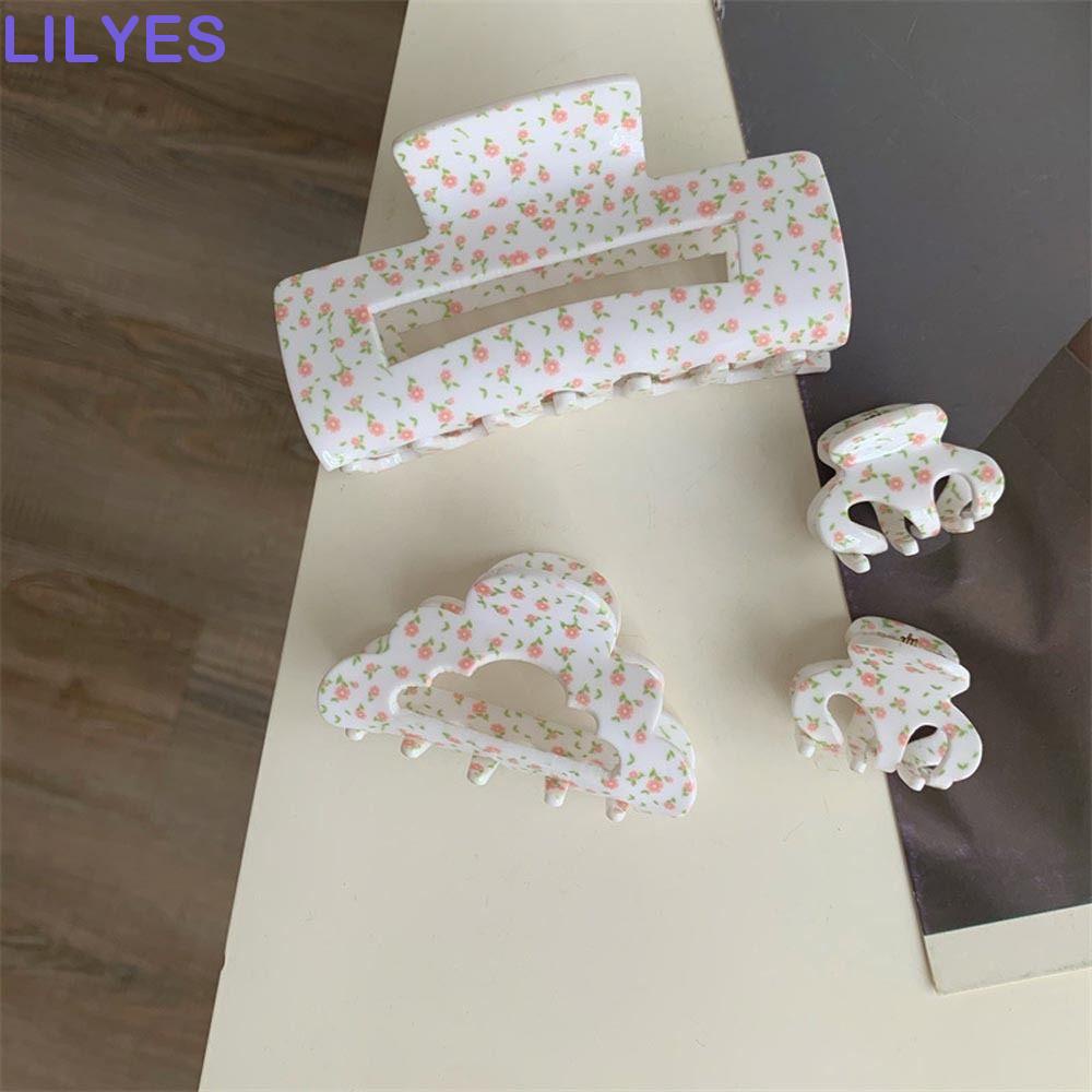 Kẹp Tóc Hình Cá Mập Đính Hoa Thời Trang Hàn Quốc Cho Nữ