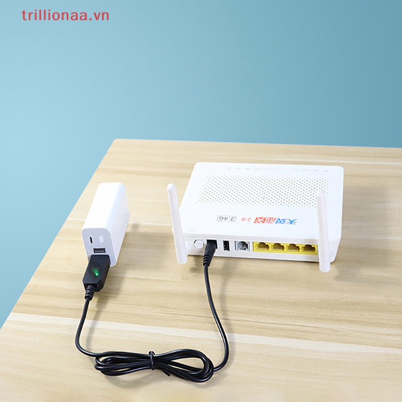 Dây Cáp Tăng Áp Nguồn USB DC 5V Sang 12V 2.1x5.5mm