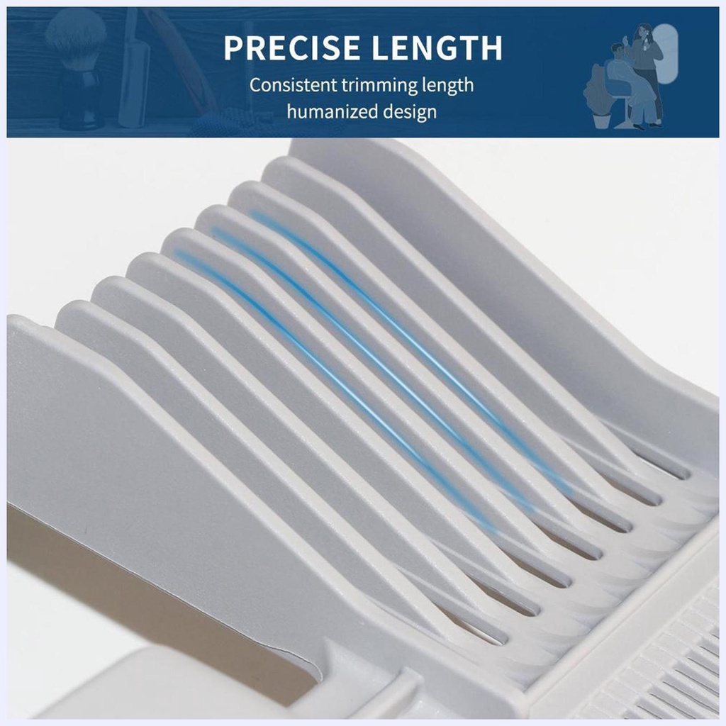 Lược Kẹp Chải Tóc Định Vị Đường Cong Chuyên Dụng Cho Nam