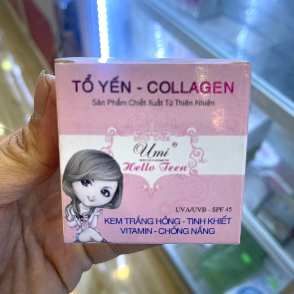 Kem umi yến đỏ collagen 12gr