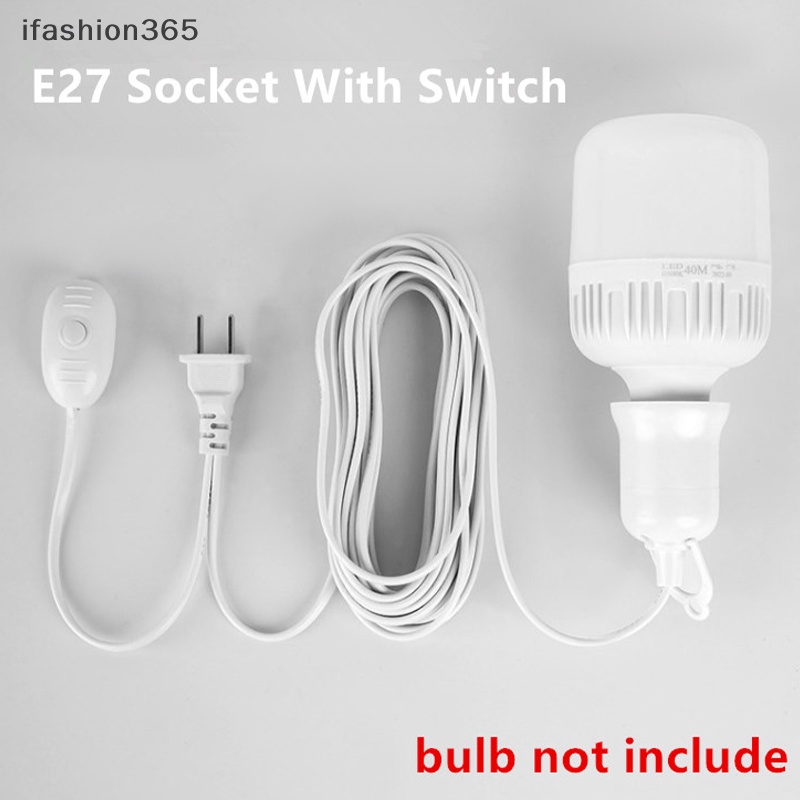 Chuôi Bóng Đèn E27 Có Công Tắc 3 / 5 / 8 / 10m Chất Lượng Cao