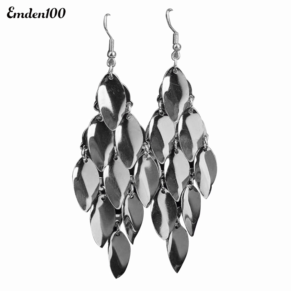 Bông Tai Dài Hình Giọt Nước Thời Trang Nữ Tính