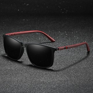 Kính Mát Phân Cực Gọng Vuông Phong Cách Vintage Thời Trang Unisex