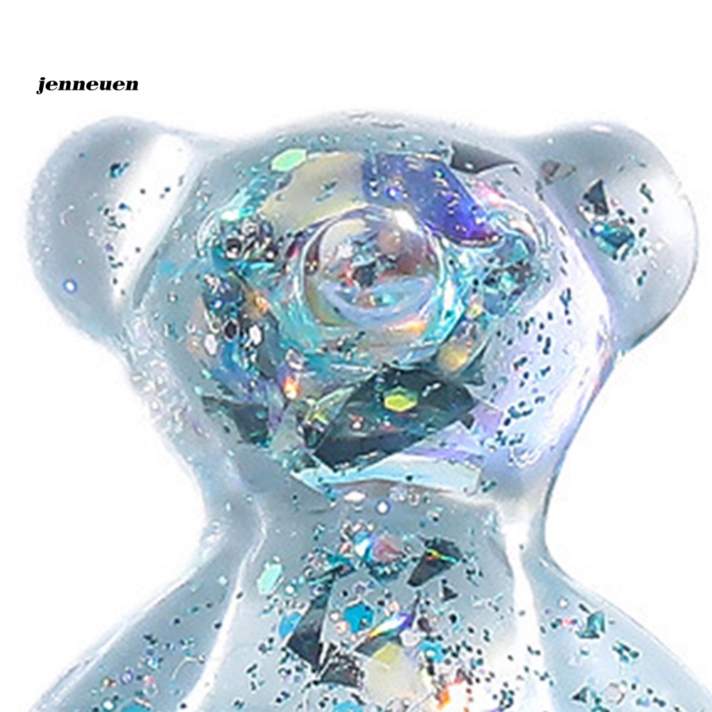 Bộ 50 Phụ Kiện Trang Trí Móng Tay Hình Gấu 3D Dễ Tháo Rời