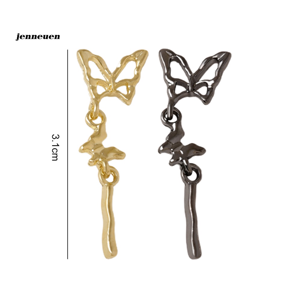 Set 10 Mặt Dây Chuyền Hình Bướm 3D Trang Trí Móng Tay Nghệ Thuật