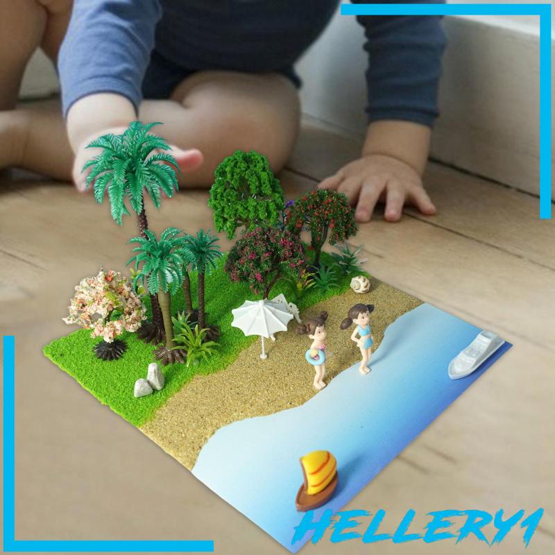 Cân Phong Cảnh Bãi Biển Mùa Hè Trang Trí Tưởng Tượng