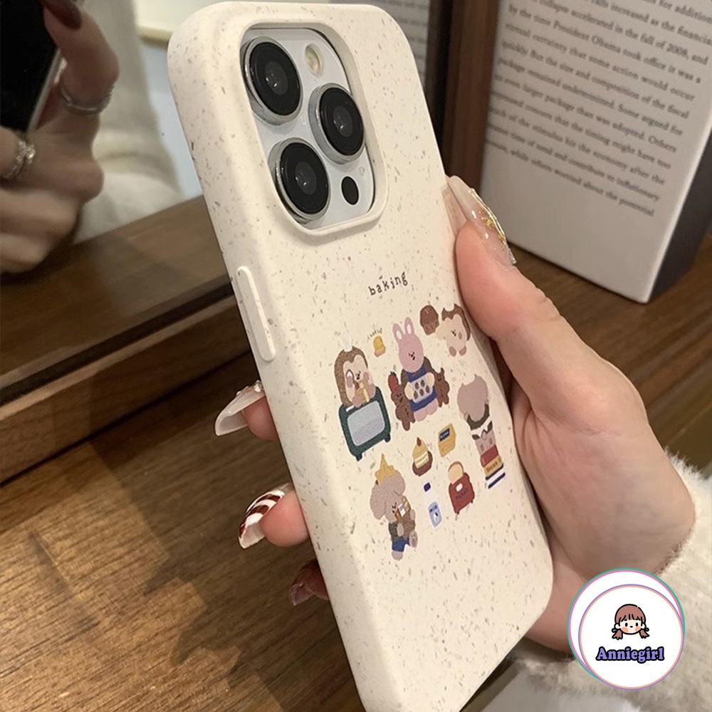Ốp Điện Thoại Chất Liệu Thân Thiện Với Môi Trường Họa Tiết Động Vật Cho iPhone 14 Pro Max 11 12 13 Pro Max XR XS 8 7Plus