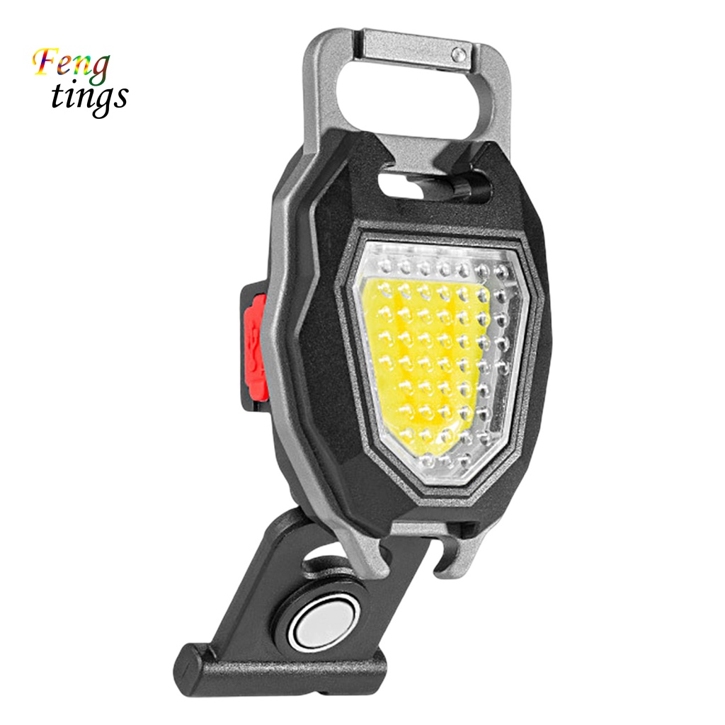 Móc Khóa Có Đèn Led 3 Màu Siêu Sáng Bằng ABS Sức Chứa Lớn Siêu Nhẹ Tiện Dụng Cho Leo Núi / Dã Ngoại