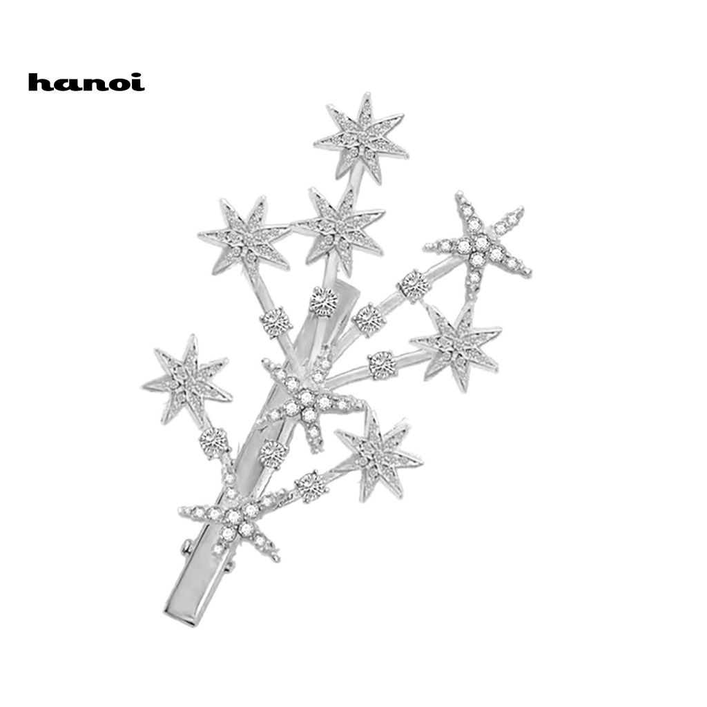 Kẹp Tóc Hình Ngôi Sao Đính Đá Nhiều Màu Sắc Thời Trang Cho Nữ
