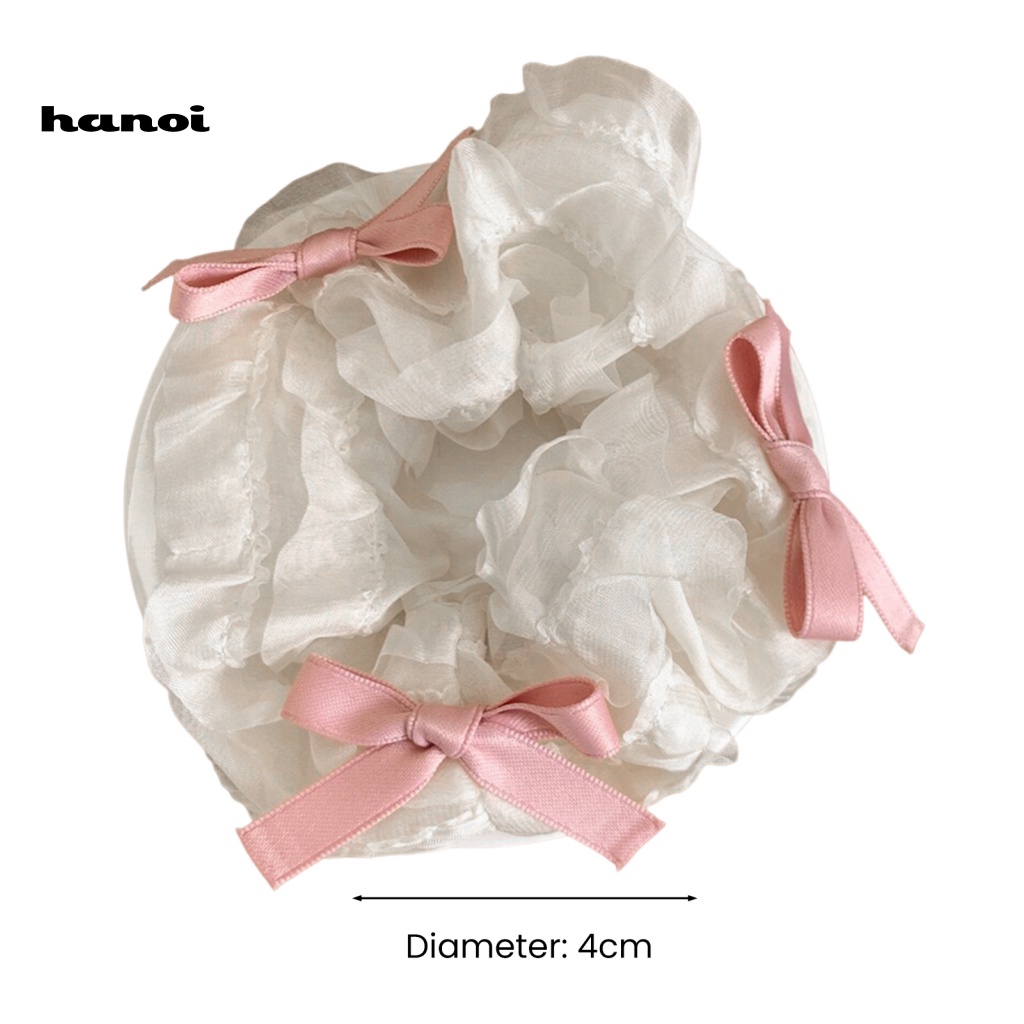 Dây Buộc Tóc Co Giãn Đính Nơ Xinh Xắn Cho Nữ