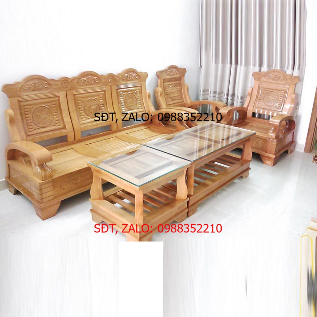 Bộ bàn ghế gỗ phòng khách 5 món gỗ sồi  bộ salong gỗ phòng khách  bàn ghế,bộ chuyện gỗ hàng chuẩn