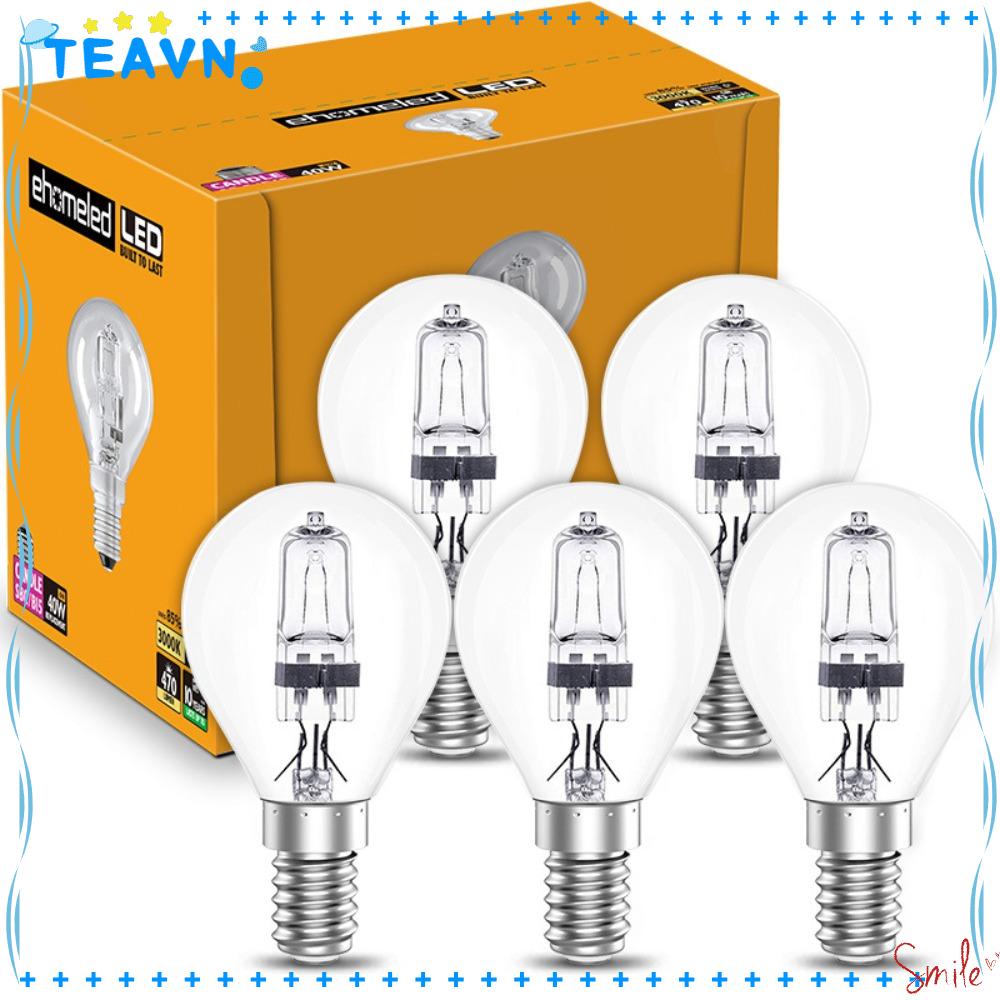 TEAVN Bóng Đèn Halogen C35 E14 E27 Bảo Vệ Mắt