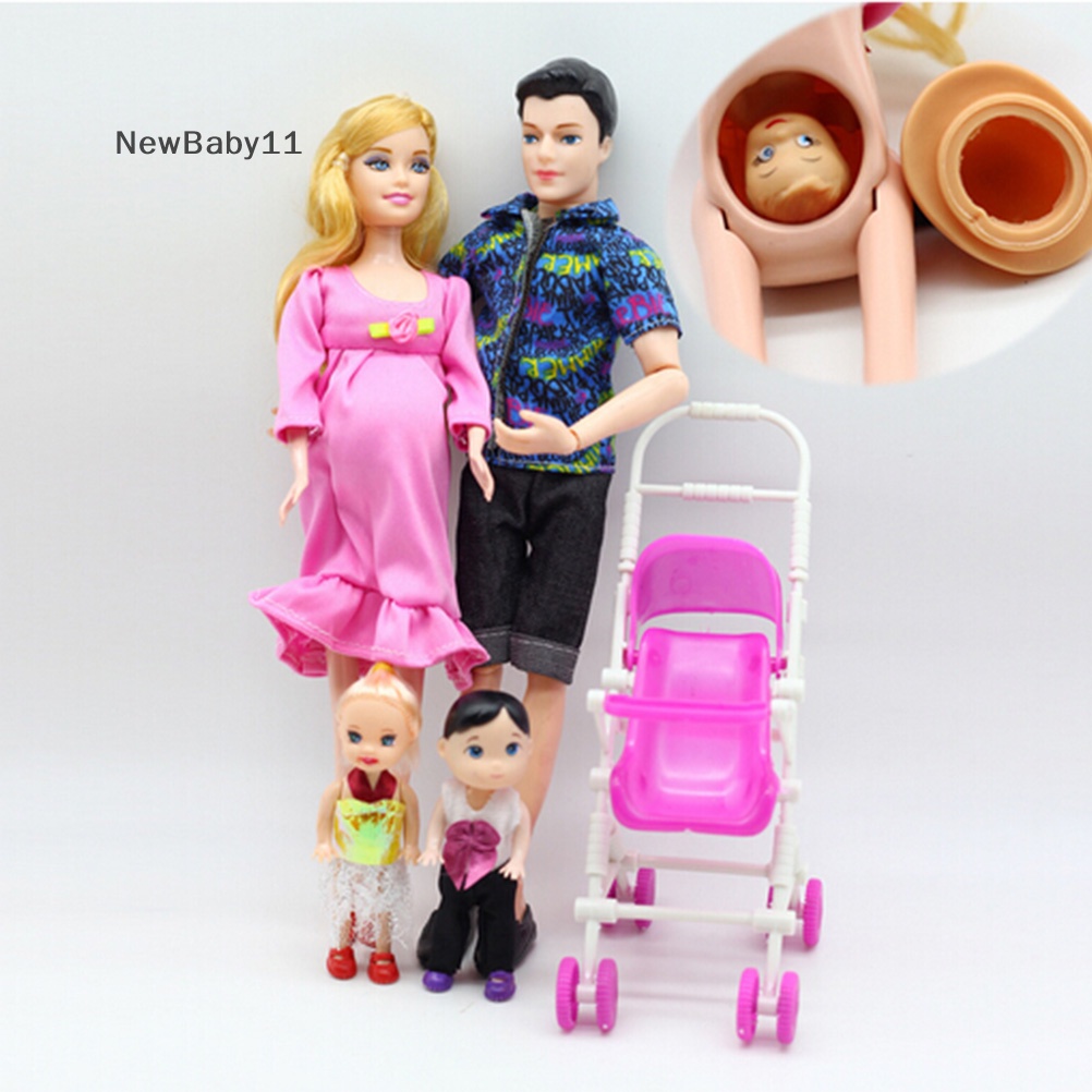 Bộ 6 Búp Bê Gia Đình Mang Thai