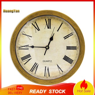 Đồng hồ treo tường an toàn kiểu số la mã retro