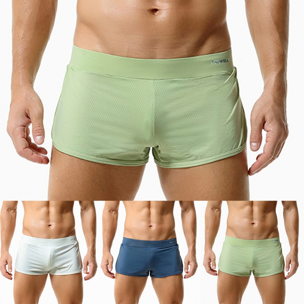 Quần bikini boxer briefs nam boxer men \'s sponge pouch cup thoáng khí
