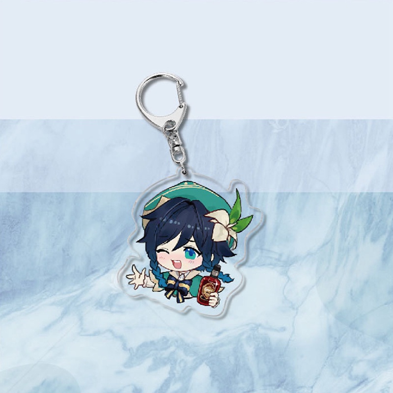 Móc Chìa Khóa Bằng Acrylic Hình Nhân Vật Anime Xiao Hu Tao