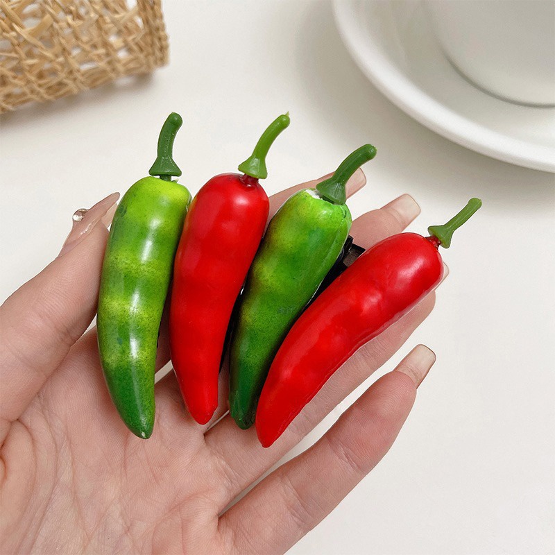 Kẹp Tóc Hình Thức Ăn Hoạt Hình Dễ Thương Cho Bé