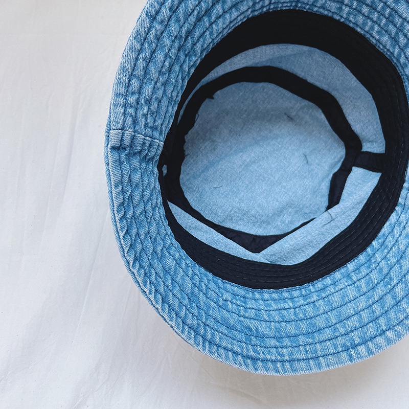 Nón Bucket Denim Hình Gấu Trúc 3D Dễ Thương Cho Bé