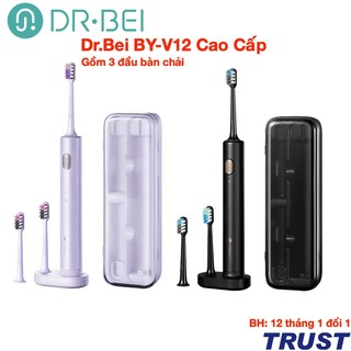 [Bản quốc tế] Bàn Chải Đánh Răng Điện cao cấp Dr.Bei BY-V12, E5 - Chính Hãng-Bảo hành 12 tháng