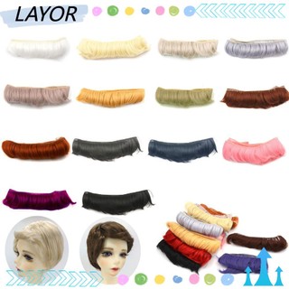 Tóc giả cho búp bê đồ chơi tỉ lệ 1/6 1/4 1/3