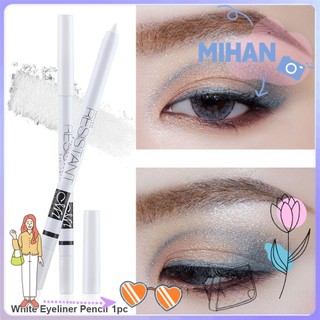 [Hàng mới về] Bút chì kẻ mắt màu trắng kháng nước / chống đổ mồ hôi